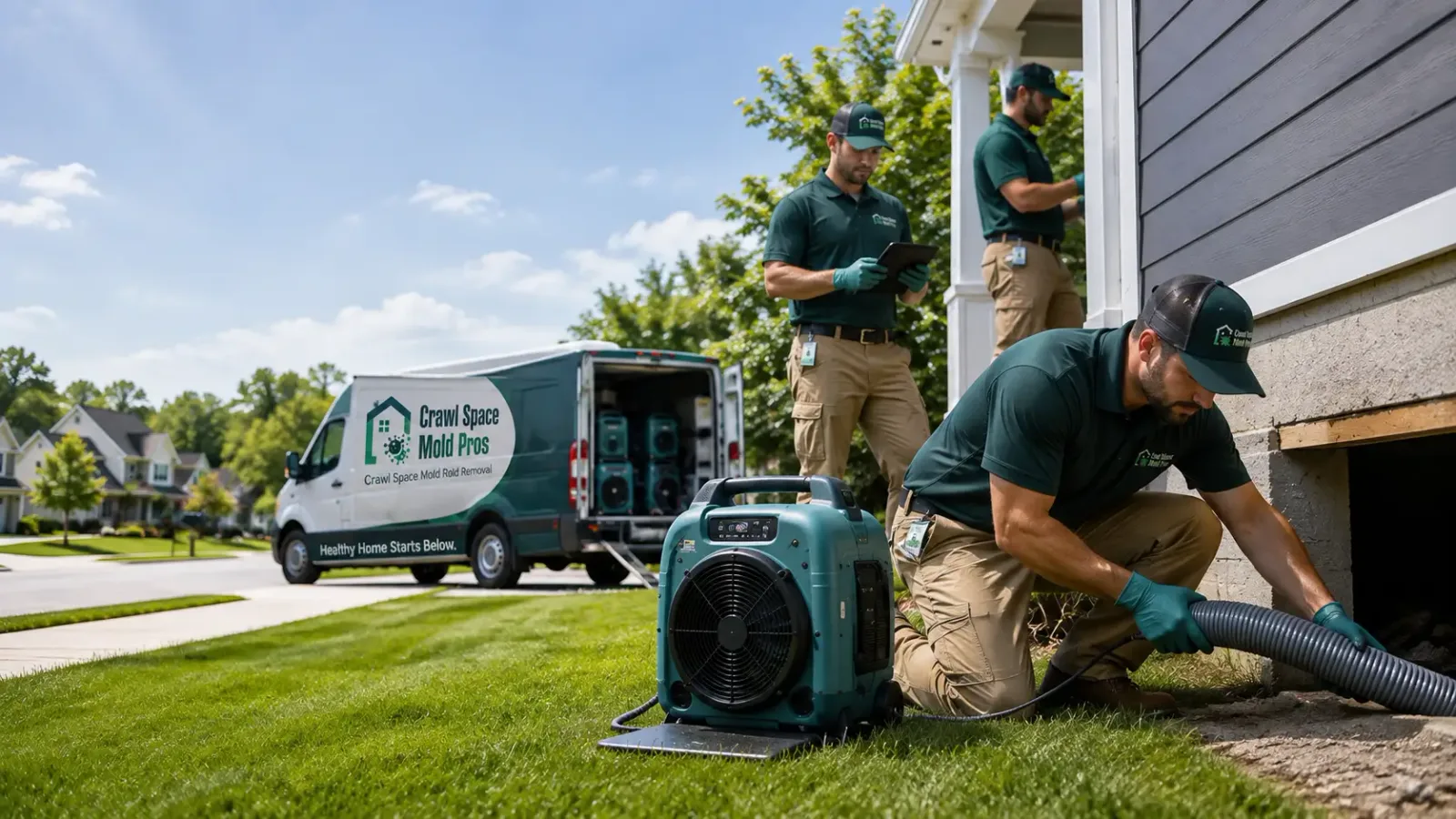 Crawl Space Mold Removal in Bricelyn, MN